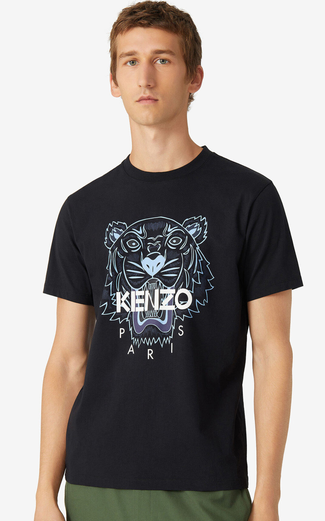 Kenzo Tiger Majice Muške - Crne - Hrvatska VMSGRN350